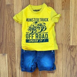 Tony Hawk Yellow and Blue Kids Matching Set